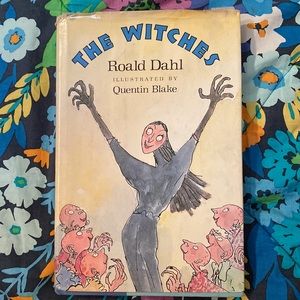 Vintage Roald Dahl The Witches 1983 first American edition hardcover book